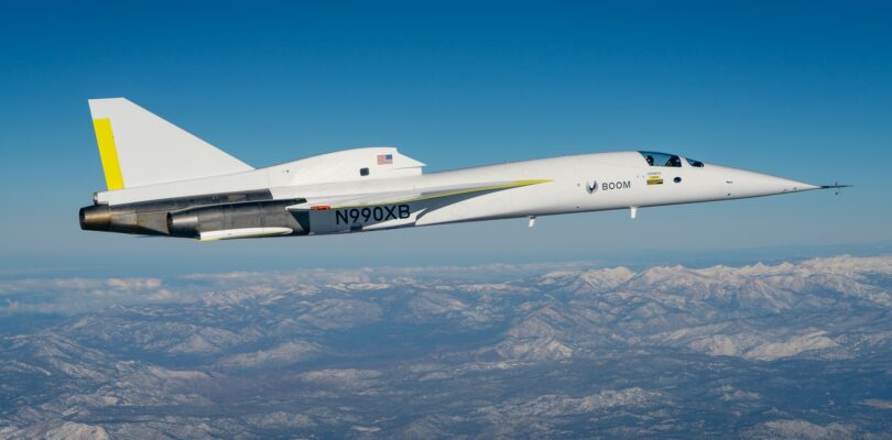 Сверхзвуковой самолет Boom XB-1 преодолел звуковой барьер